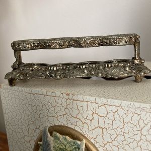 Vintage 4 tube gold tone lipstick holder